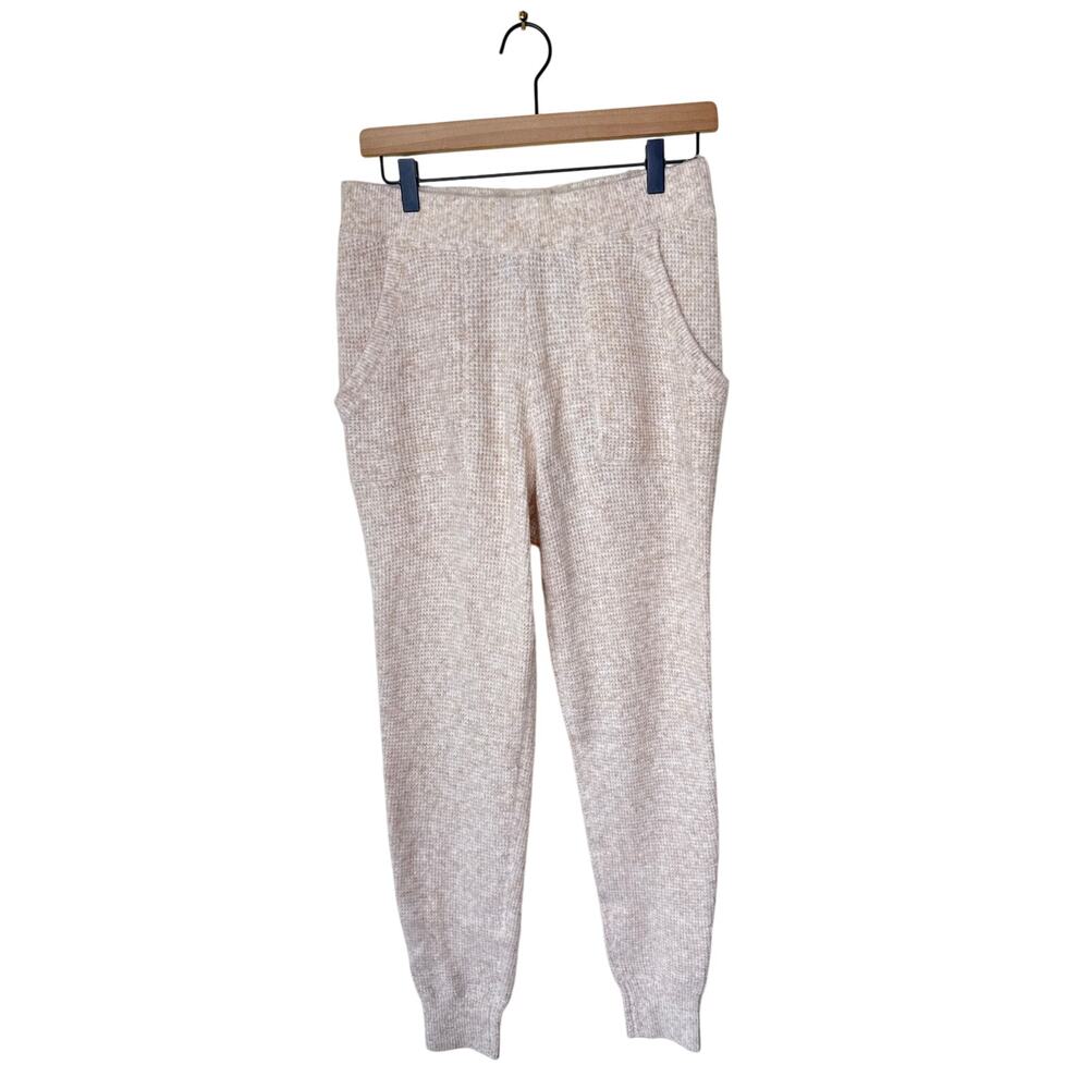 HATCH The Cozy Waffle Visitor Hoodie (M) + Maternity Jogger (S) Oatmeal Mélange - Picture 8 of 13